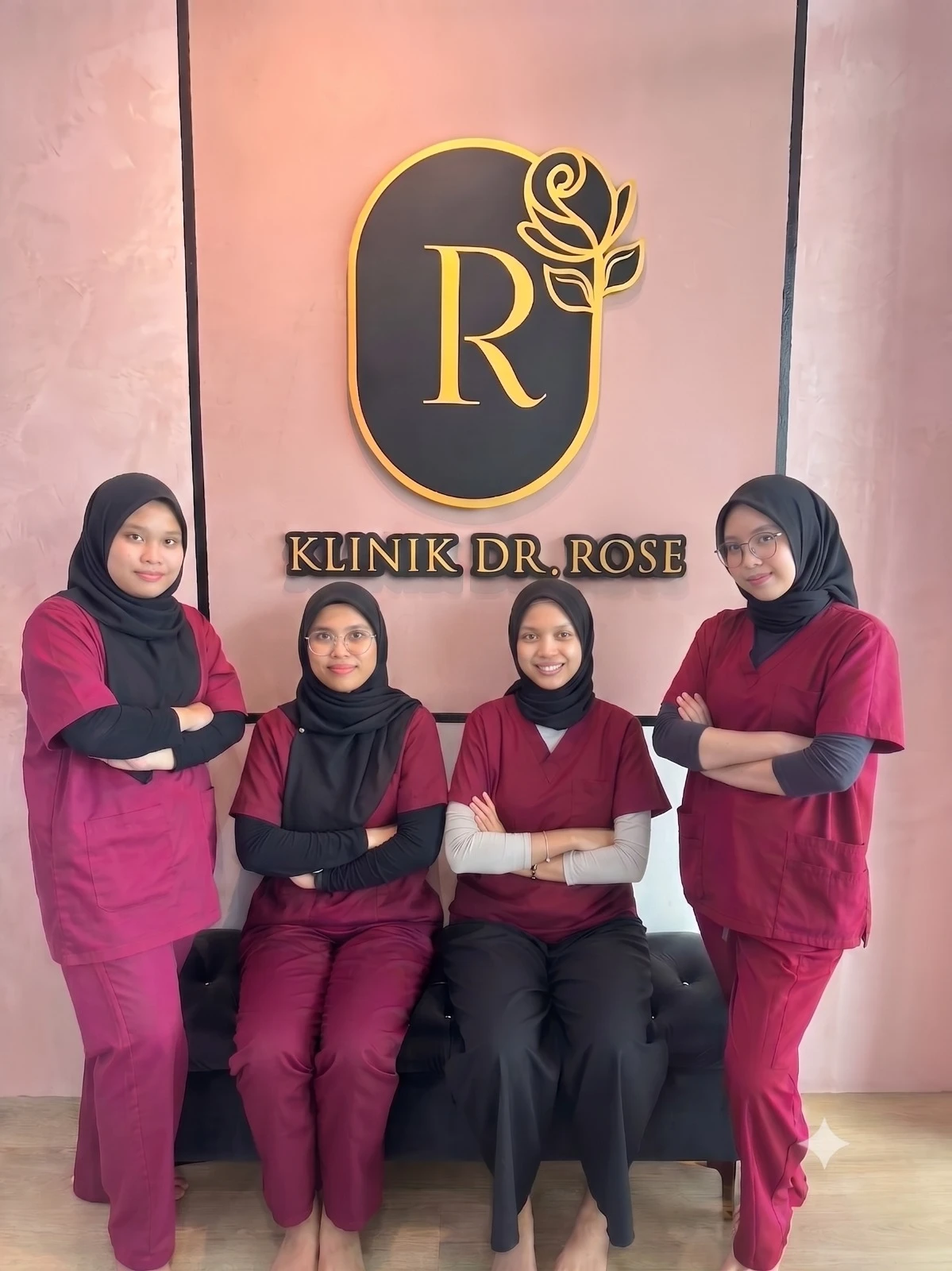 The Klinik Dr Rose nurses & care team at the clinic in Bandar Putera 2, Klang